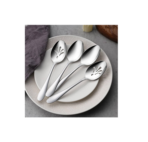 Cuchara pulida con espejo, cucharas para servir de acero inoxidable con logotipo personalizado de alta calidad, nuevo producto artesanal de Metal - Product Image 4