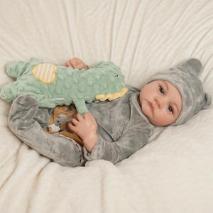 Poupée Reborn Babeside 20'' Noah, poupée garçon, tête peinte, corps en vinyle, poupée de mode, mini jouet en peluche - Product Image 5