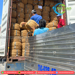 Artículo caliente Producto COIR MAT / COIR ROPE Cuerda de fibra de coco tejida a mano para uso agrícola sostenible - Product Image 4