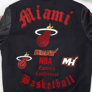 เสื้อแจ็คเก็ตวาร์ซิตี้คุณภาพสูง กันลม ระบายอากาศได้ดี สำหรับฤดูหนาว ปักโลโก้ตามสั่ง ดีไซน์แบบยูนิเซ็กซ์ ทรงเบสบอล คอตั้ง ปักลายด้านหน้า - Product Image 6