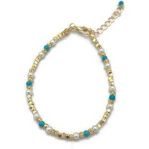 Bracelet œil maléfique perlé fin - Product Image 1