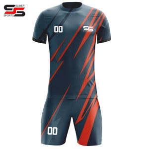 Ropa deportiva de fábrica, sublimación hecha a medida, camiseta de fútbol de calidad superior lisa, ropa de equipo, nuevo diseño, uniformes de fútbol para hombres - Product Image 1