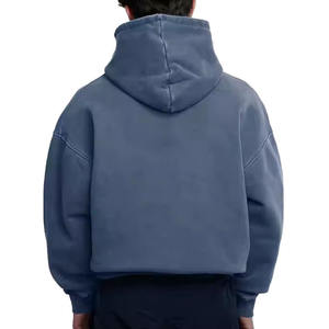 Hiver Nouvelle Arrivée Blank Hooded Fabricant Wholesale Basics Pullover Men's Hoodies - Product Image 2