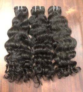 100% cuticle מיושר לא מעובד פרמיה איכות בית מקדש הודי גלם מצוייר יחיד - Product Image 1