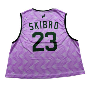 Uniformes de crosse sublimés en maille polyester 100% personnalisés ensembles de sport en maille courte - Product Image 2