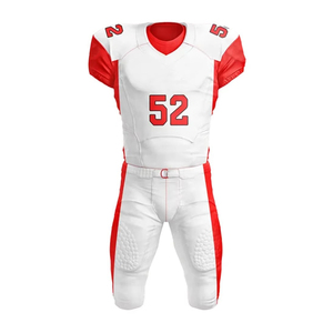Uniforme de football américain respirant en polyester de haute qualité pour hommes, prix de gros personnalisé, faible MOQ - Product Image 1