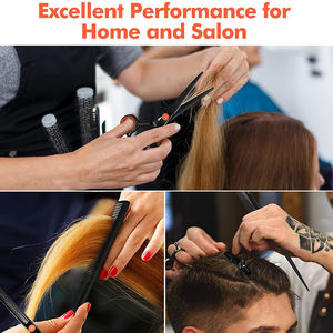 Kit de tijeras de peluquero profesional de 6 pulgadas Herramientas de estilismo multiusos de alta calidad para uso en salón - Product Image 6