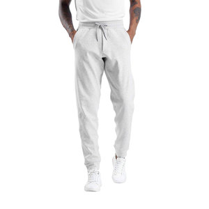 Pantalon de survêtement d'hiver en molleton de coton 100% pour hommes, jogging anti-boulochage avec motif uni et logo imprimé sur mesure - Product Image 1