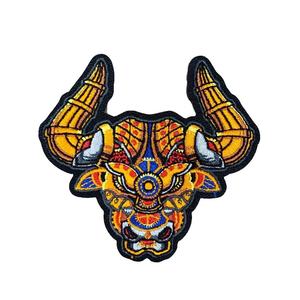 Parches de sombrero personalizados de alta calidad, diseño de bordado de flores, parches para planchar, tipo de tela de PVC, fieltro - Product Image 5