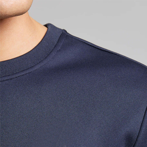 เสื้อสเวตเตอร์คอตตอนคอตตอนคอกลมสำหรับผู้ชาย, เสื้อสเวตเชิ้ตผ้าคอตตอนผ้าฟลีซคอกลม100% สบายสำหรับฤดูหนาวดีไซน์แบบปัก - Product Image 6