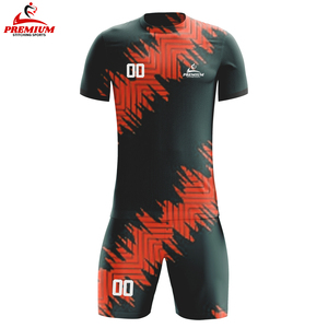 Premium Quality Latest Version Soccer Jersey Custom Logo <b>Football</b> Shirt Heat-Transfer Printed Breathable Short Soccer Uniform - Product Image 1
