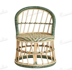 Chaise d'enfant en rotin de conception simple meubles de salon et décoration de jardin chaise de bébé d'enfant en bambou chaise ronde meubles d'enfant - Product Image 5