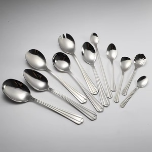 Juego de Cubiertos de mesa de comedor respetuoso con el medio ambiente de acero inoxidable, pulido de espejo alto, estilo de lujo moderno real, lavavajillas duradero - Product Image 5