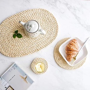 Best Collection 2025 Water Hyacinth <b>Decorative</b> <b>Table</b> Plate Plate Kitchen <b>Decor</b> Eco Friendly Durable Furniture <b>Decoration</b> - Product Image 4