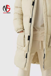 Blouson matelassé long à capuche très demandé, coupe-vent Nurak, en duvet et polyester personnalisé, pour homme, idéal pour l'hiver et les activités de plein air - Product Image 6