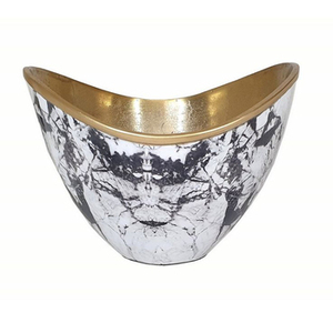 ชามอาหารจานด่วนตกแต่งโต๊ะทำจากทองเหลืองสุดหรูสำหรับรับประทานอาหาร - Product Image 3