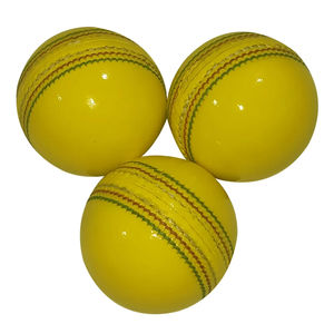 Sumroos-Pelota de críquet de cuero de alta calidad cosida a mano, sin sello, color amarillo, tamaño 7,2, logotipo personalizable, uso al aire libre - Product Image 4