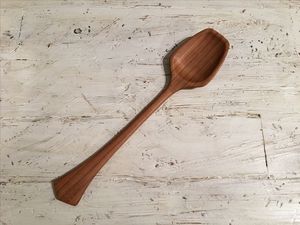 Louche en bois artisanale, finition lisse, durable, manche long, résistante à la chaleur, ustensile de cuisine naturel pour cuisiner et servir - Product Image 5
