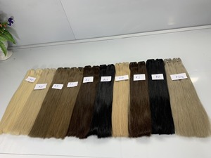 Extensiones de cabello humano virgen brasileño, mechones de pelo brasileño sin procesar, Color personalizable, n. ° 100%, n. ° 60, n. ° 5, 613 unidades - Product Image 5