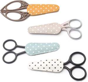 Gaine de ciseaux de broderie par les fournisseurs étui en cuir synthétique avec poignée en acier coupe de cheveux et protecteur de ciseaux de couture - Product Image 2