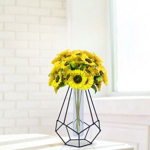 <b>Unique</b> Textured Metal <b>Vases</b> Set in Stunning Gold Finish Elegant Home Decor Wood Floral Arrangements Wholesale Exporter - Product Image 5