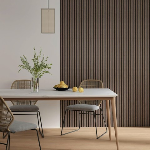 Competitive Price Modern Design Wooden Slat Acoustic Wall Panels for Living Room Bedroom Soundproof Ceiling Wood Slat Panels