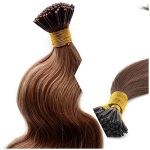 Strawberry Blonde #27 I-Tip Extensiones de Cabello 100% Remy Cabello humano de larga duración - Product Image 1