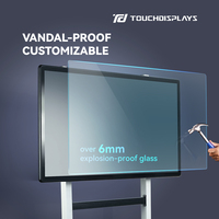 Pantalla Táctil de 55'' para Dispositivos, Equipo de Enseñanza Inalámbrico, Pizarra Interactiva