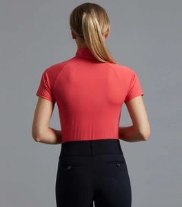 Camiseta de Equitación para Mujer, Tejido Elástico Deportivo, Elegante, Cómoda, Transpirable, que Absorbe la Humedad - Product Image 6