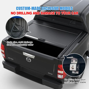 Cubierta Retráctil Manual de Aluminio Enrollable para la Caja de la Camioneta JAC Shuailing T8 - Product Image 3