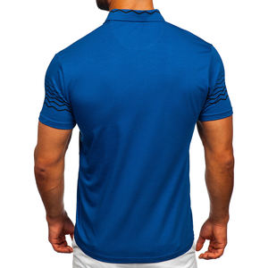 Chemise de golf pour homme de haute qualité, design personnalisé, franges sur le devant, 100% fibre de bambou, respirante, décontractée, élégante, manches courtes - Product Image 2