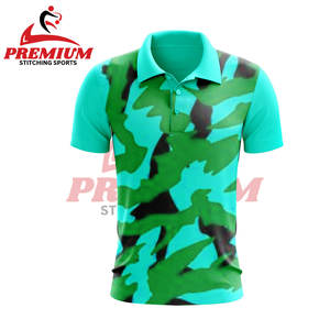 Nouveau Polo de Sport de Golf pour Hommes à Séchage Rapide Logo Personnalisé Manches Courtes Vêtements de Tennis pour Hommes Jersey Respirant Polo Sublimé - Product Image 4