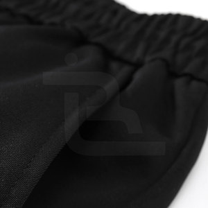 กางเกงขาสั้นเล่นยิมของผู้ชายแบบลำลองเอวยางยืดผ้าโพลีเอสเตอร์/ ผ้าฝ้ายกันรอยยับระบายอากาศ - Product Image 6