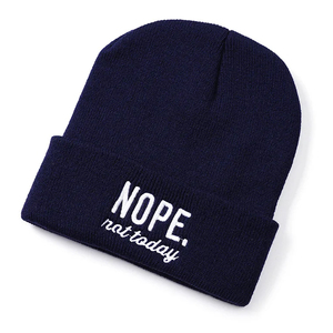 Bonnet en laine 100% à la mode avec logo personnalisé en gros chapeau de plage en plein air utilisation hiver automne mode unisexe - Product Image 5