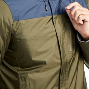 Vente directe en usine Veste de pluie à capuche de haute qualité pour hommes avec logo à l'avant pour la saison d'hiver - Product Image 6