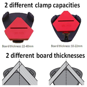 Abrazadera de esquina de resorte Juego de 2 piezas para carpintería soporte de tablero de bricolaje proveedor de Taiwán - Product Image 3