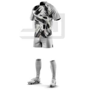 ชุดกีฬารักบี้แบบกำหนดเอง เสื้อเจอร์ซีย์พิมพ์ลายดิจิทัล กางเกงขาสั้น น้ำหนักเบา ระบายเหงื่อได้ดี กันลม ป้องกันแบคทีเรีย ชุดกีฬาสำหรับ - Product Image 2
