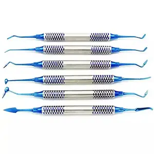 Dental Scaler composite filling and restorative double ended instrument (Blue) Best and high Quality Dental Scaler