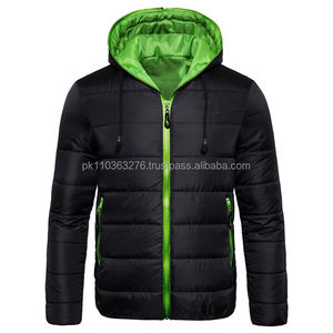 Chaquetas acolchadas de invierno personalizadas Unisex, a prueba de viento, con cierre de cremallera cálido, pedidos al por mayor de OEM/ODM, tecnología de Material impermeable, algodón - Product Image 5