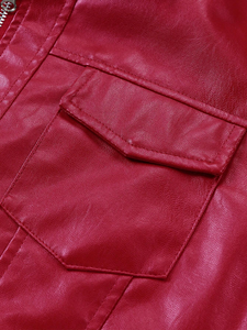 Chaqueta de motorista de invierno para hombre, chaqueta informal de cuero PU con cierre de cremallera, abrigos de otoño, talla europea para montar en motocicleta, chaquetas de cuero - Product Image 6
