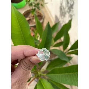 Blue Topaz Diamond Flower <b>Ring</b> <b>925</b> Sterling <b>Silver</b> Handmade Floral Gemstone <b>Ring</b> Wholesale Jewelry Supplier - Product Image 3