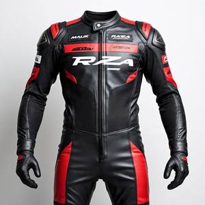 Descuento a granel traje de cuero genuino para motocicleta al por mayor tamaño personalizado y características CE protección Motobike desgaste - Product Image 5