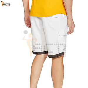 Pantalones cortos de sublimación para hombre, pantalones cortos personalizados de Fight Gear para entrenamiento de hombres con bolsillos, pantalones cortos de sublimación personalizados - Product Image 4