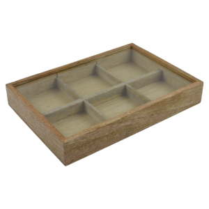 Meilleurs ustensiles de cuisine en bois Masala Dabba avec finition colorée naturelle de haute qualité Design frais Boîte alimentaire épicée - Product Image 1