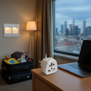 MOMAX UA13 2500W Global Socket <b>Adapter</b> with EU <b>Plug</b> Travel <b>Adapter</b> - Product Image 3