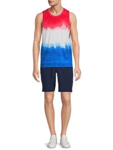 Camiseta sin mangas con diseño teñido anudado para hombre, ropa deportiva para exteriores, gimnasio, camisetas sin mangas sublimadas - Product Image 6