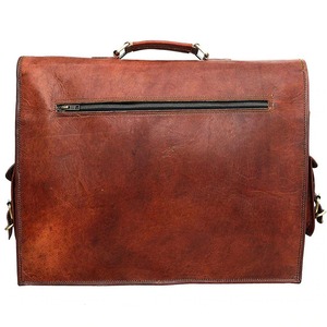 Dual Pocket High Quality Genuine <b>Leather</b> Briefcase <b>Bag</b> Handmade Cross Body Style for <b>Men</b> Casual Luxury Custom Logo OEM Accepted - Product Image 3