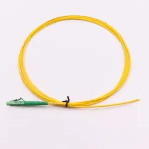 LC/APC Yellow Pigtail G657 A2 Flylead 1M One Meter Simplex 2.0mm Fiber Cable Single Mode LSZH Or PVC