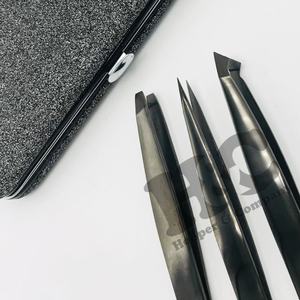 Pince à épiler personnalisée pour les sourcils en acier inoxydable logo vison pince à épiler de haute qualité emballage durable - Product Image 6