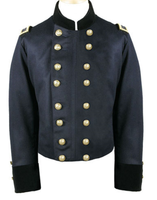 Vestes de reconstitution américaines en laine pour reconstituteurs historiques, uniforme de soldat du corps civil de Richmond